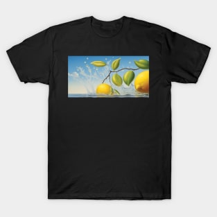lemon surrealist painting T-Shirt